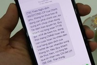 Nhà mạng nhắn tin thông báo tới khách hàng việc phải cập nhật hình ảnh chân dung. Ảnh: TT