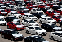 Từ đầu năm đến nay, lô xe Honda nhập từ Thái Lan vẫn chiếm phần lớn lượng xe con nhập khẩu vào Việt Nam. Ảnh: Quốc Đoan.