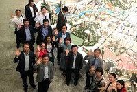 Đoàn công tác Đà Nẵng tiến hành khảo sát quy hoạch phát triển đô thị tại Singapore. Ảnh: danang.gov.vn