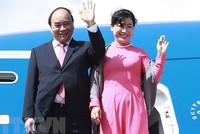 Thủ tướng Nguyễn Xuân Phúc và phu nhân. Ảnh: TTXVN.