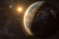 Bộ mặt Trái Đất sẽ thay đổi hoàn toàn nếu hành tinh quay theo chiều ngược lại. Ảnh minh họa: Live Science.