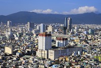 Một góc đô thị Đà Nẵng nhìn từ trên cao. Ảnh: Nguyễn Đông.