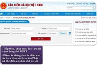 Người dân cũng có thể tra cứu thông tin về thẻ BHYT trên Cổng Thông tin điện tử BHXH Việt Nam.