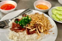 Quán cơm nằm trong một con hẻm nhỏ trên đường Xô Viết Nghệ Tĩnh, quận Bình Thạnh. Ảnh: Willy Lam.