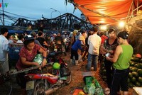 Chợ đầu mối Long Biên (Ảnh minh họa/VOV)