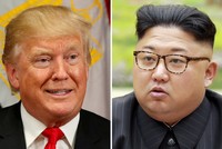 Tổng thống Mỹ Donald Trump và lãnh đạo Triều Tiên Kim Jong-un. Ảnh: Reuters.