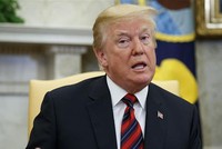 Tổng thống Mỹ Donald Trump. Ảnh: AP.