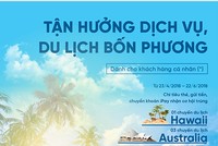 Hè rực rỡ với giải thưởng du lịch Hawaii đẳng cấp từ VietinBank