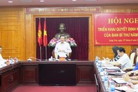 Hội nghị triển khai quyết định kiểm tra của Ban Bí thư năm 2018 tại Lạng Sơn.