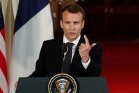 Tổng thống Pháp Emmanuel Macron. Ảnh: Reuters.