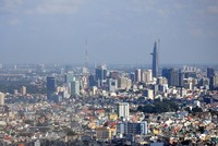 Ảnh minh họa: Thành phố Hồ Chí Minh nhìn từ trên cao.