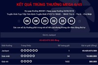 Thêm vé số ở TP HCM trúng Jackpot 45 tỷ đồng