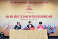 Habeco họp đại hội đồng cổ đông thường niên năm 2018. Ảnh: H.T.