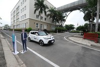 FPT đã thử nghiệm thực tế xe ô tô tự lái đầu tiên của Việt Nam với tốc độ 20-25km/h.