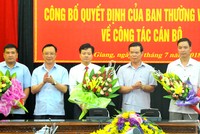 Kiện toàn nhân sự 3 tỉnh