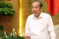 Phó thủ tướng Trương Hoà Bình phát biểu chỉ đạo Hội nghị. Ảnh: Bá Đô.