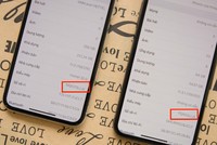 Người dùng dễ bị nhầm iPhone hàng CPO với hàng mới nếu không chú ý đến mã hiệu trong phần mềm.