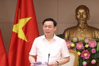 Phó Thủ tướng Vương Đình Huệ phát biểu tại cuộc họp. Ảnh: VGP/Thành Chung.