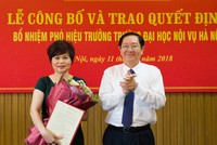 Bổ nhiệm Phó Hiệu trưởng Đại học Nội vụ Hà Nội