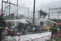 Cháy trạm biến áp 110KV Võ Cường, thành phố Bắc Ninh mất điện diện rộng