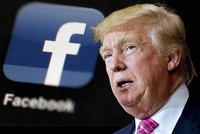 Tổng thống Mỹ Donald Trump đã chi hàng trăm nghìn đôla mua quảng cáo chính trị trên Facebook từ tháng 5 tới nay, đạt được 37 triệu người xem. Ảnh: Salon.