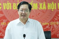 Bộ trưởng Nội vụ Lê Vĩnh Tân. Ảnh: Võ Hải.