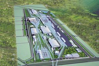 Phối cảnh tổng thể khu tổ hợp Ngọc Hồi. Ảnh: A.M.