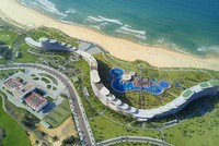 Một dự án du lịch nghỉ dưỡng sinh thái của FLC tại Eo Gió, Quy Nhơn, Bình Định.