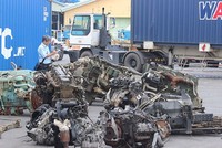 Phế liệu nhập khẩu tại cảng (ảnh minh hoạ).