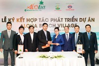 Lễ ký kết phát triển dự án Aloho Beach Village.