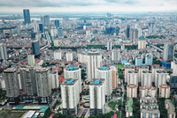 Nhiều quận của TP Hà Nội đang trong quá trình đô thị hoá nhanh. Ảnh: Giang Huy.