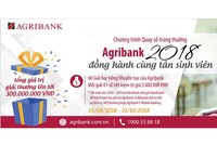 Agribank đồng hành cùng Tân sinh viên 2018