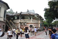 Toà nhà kiến trúc Pháp trong cung Thiếu nhi bị đề nghị thu hồi. Ảnh: Tiền Phong.