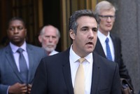 Michael Cohen, cựu luật sư của Tổng thống Trump, có mặt tại tòa án ở Manhattan, New York ngày 21/8. Ảnh: Reuters.