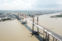 Cầu Bạch Đằng chính thức thông xe và đi vào hoạt động từ ngày 1/9.