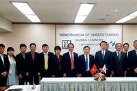 Cục Đầu tư nước ngoài ký thỏa thuận xúc tiến đầu tư với Ngân hàng Shoko-Chukin 