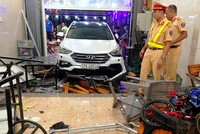 Hiện trường vụ tai nạn. Ảnh: Đ.H