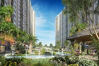 Những căn hộ có tầm nhìn vào nội khu được rất nhiều khách hàng lựa chọn tại Imperia Sky Garden.