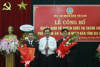 Tòa án nhân dân tối cao bổ nhiệm nhân sự mới