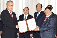 Thủ tướng Chính phủ và lãnh đạo một số bộ, ngành chứng kiến lễ ký kết hợp tác giữa Licogi 16 và Công ty Nikko 