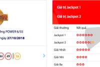 Vietlott tìm được một vé trúng thưởng Jackpot 1 gần 100 tỷ đồng trong kỳ mở thưởng tối 27/10.