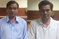 Hai bị can Đoàn Văn Phúc và Trương Văn Em tại cơ quan điều tra - Ảnh: CA cung cấp.