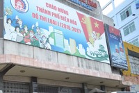 Rạp hát Nam Hà - “đất vàng” nằm ở mặt tiền đường Hà Huy Giáp và Hưng Đạo Vương, TP Biên Hòa, sẽ được tiến hành đấu giá.