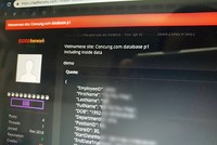 Dữ liệu hacker đăng tải được cho là của một số nhân viên Concung.