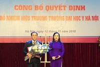 Trường Đại học Y Hà Nội có tân Hiệu trưởng