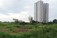 Dự án Khu dân cư lô số 4, Khu 6B (khu dân cư 6B) thuộc xã Bình Hưng, huyện Bình Chánh, TP.HCM do QCG làm chủ đầu tư chậm trễ tiến độ nhiều năm nay.