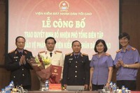 Viện Kiểm sát Nhân dân Tối cao tiếp nhận, bổ nhiệm nhân sự