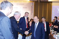 Thủ tướng Nguyễn Xuân Phúc tham dự Diễn đàn.