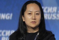 Giám đốc tài chính tập đoàn Huawei Mạnh Vãn Chu. Ảnh: AFP.