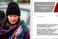 Giám đốc tài chính Huawei Mạnh Vãn Chu bị giới chức Canada bắt giữ theo đề nghị của Mỹ với cáo buộc lừa đảo nhiều ngân hàng quốc tế để lách lệnh trừng phạt của Mỹ và EU lên Iran giai đoạn 2009-2014. (Ảnh: AFP).
